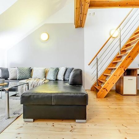 Utulny A Prostorny Podkrovni Byt S Krbovymi Kamny Ceske Budejovice Esterno foto